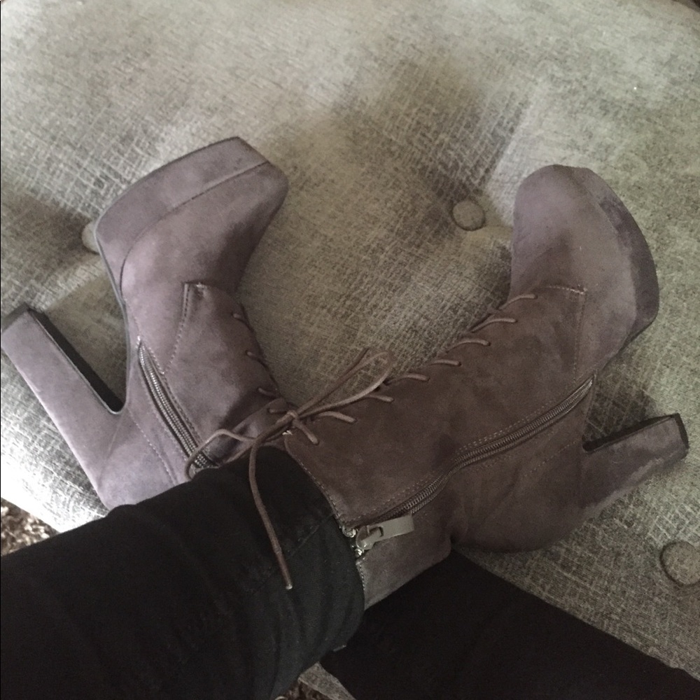 PLATFORM ANKLE BOOTS - Picture 3 of 8